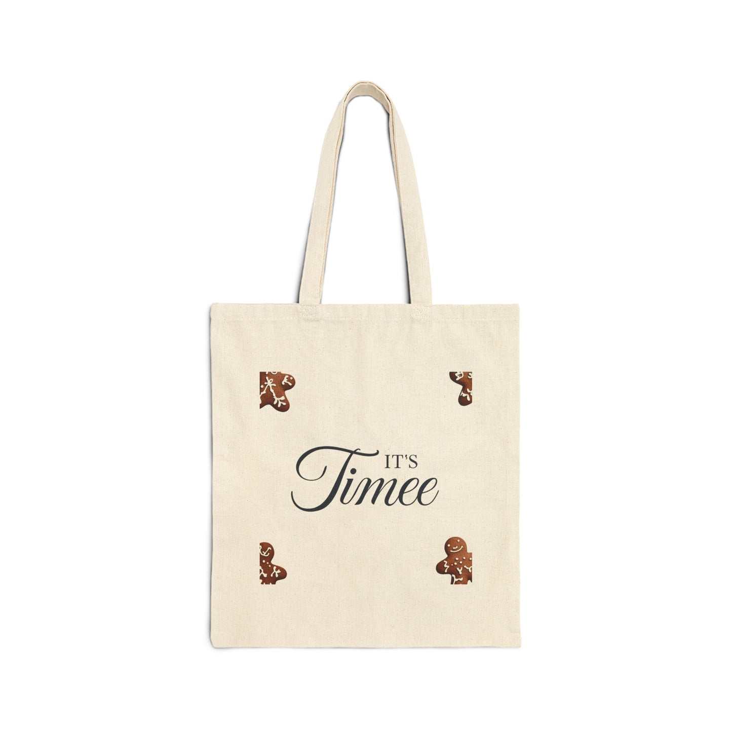 Christmas Gingerbread Canvas Tote Bag