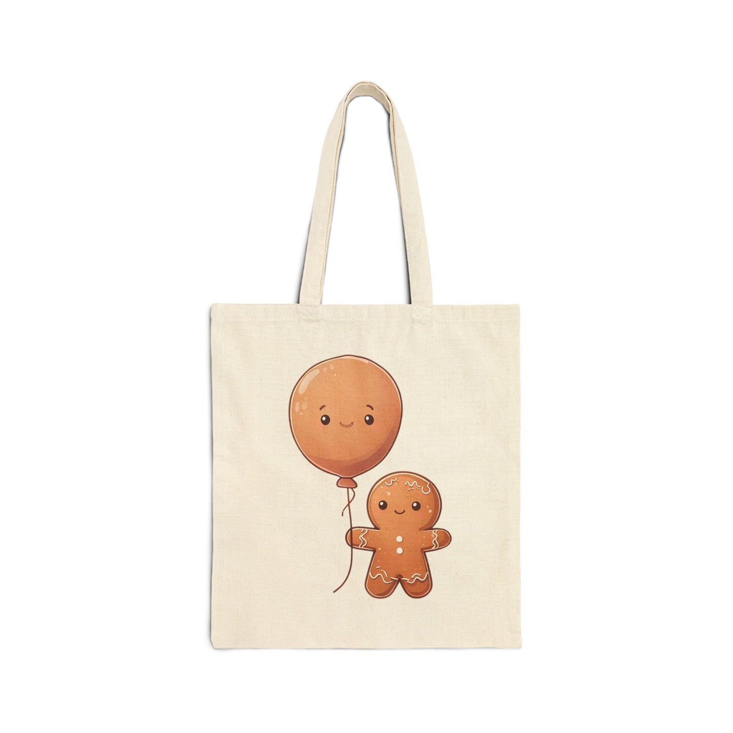 Gingerbread Christmas Canvas Tote Bag